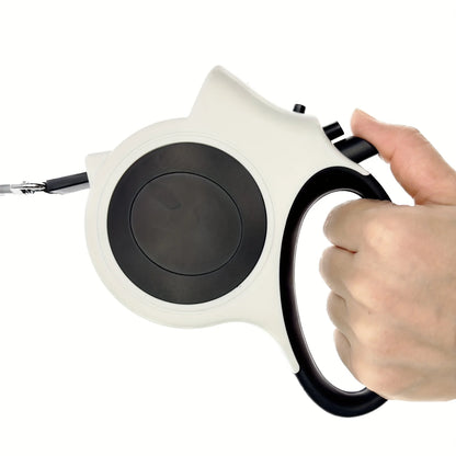 1Pc Illuminated Retractable Dog Leash -16Ft, Adjustable, Ideal for Medium and Large Dogs