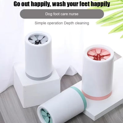 Automatic Pet Foot Washer Cup Silicone Soft Foot Cup Cat Foot Cleaning Bucket Dog Paw Cleaner Cup