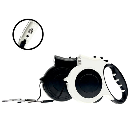 1Pc Illuminated Retractable Dog Leash -16Ft, Adjustable, Ideal for Medium and Large Dogs
