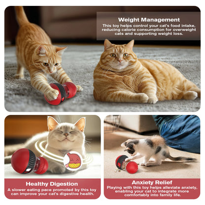Cat Laser Toy Automatic Rechargeable Motion Random Activated Interactive Cat Toys for Indoor Cats/Dog/Kittne Slow and Fast Mode