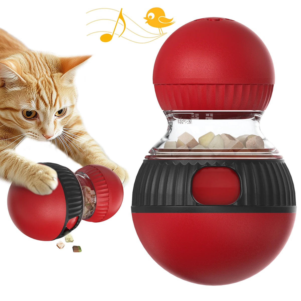 Cat Laser Toy Automatic Rechargeable Motion Random Activated Interactive Cat Toys for Indoor Cats/Dog/Kittne Slow and Fast Mode