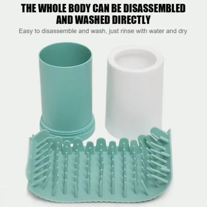 Automatic Pet Foot Washer Cup Silicone Soft Foot Cup Cat Foot Cleaning Bucket Dog Paw Cleaner Cup