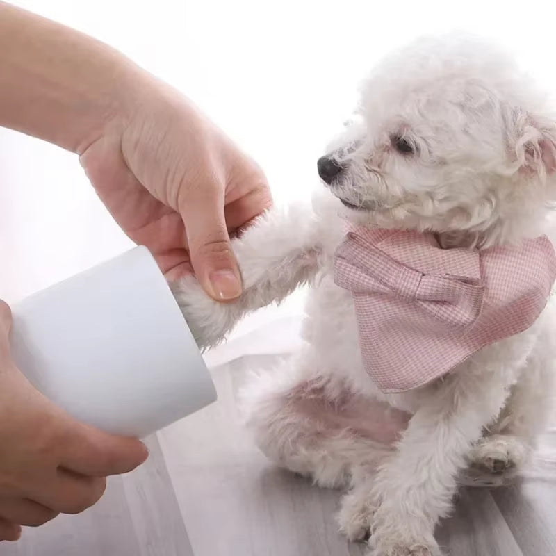 Automatic Pet Foot Washer Cup Silicone Soft Foot Cup Cat Foot Cleaning Bucket Dog Paw Cleaner Cup